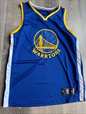NBA Golden State Warriors Poole 3 Blue and Yellow Jersey 0641